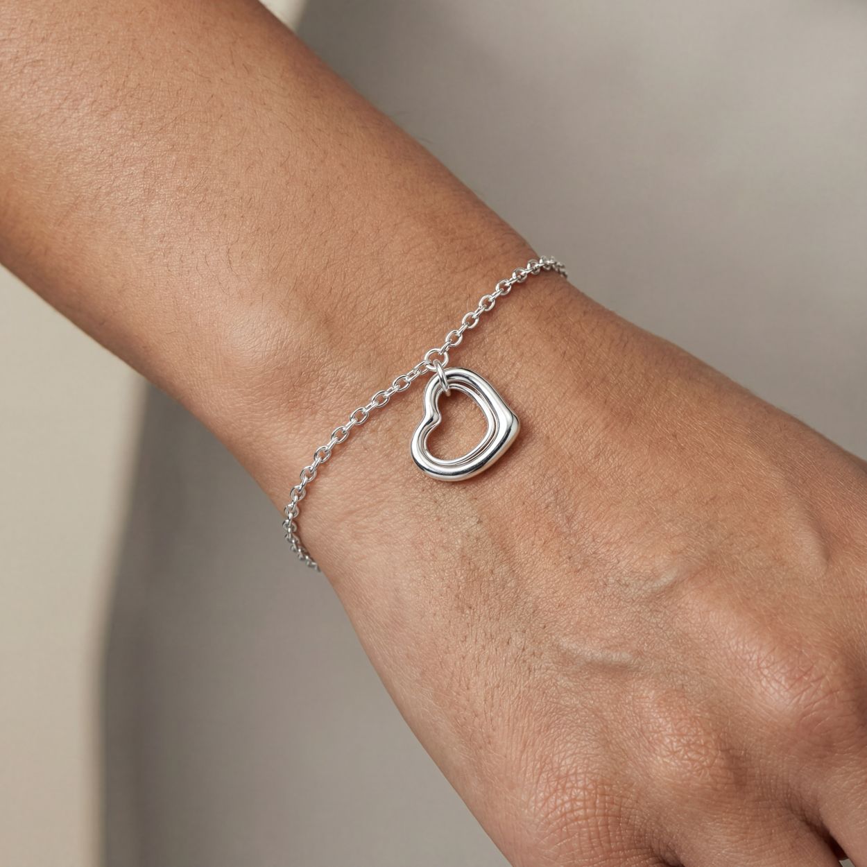 Open Heart Bracelet