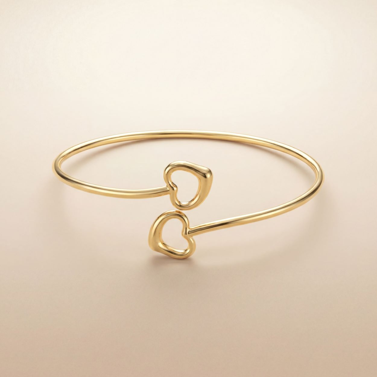 Double Open Heart Bracelet