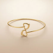 Double Open Heart Bracelet