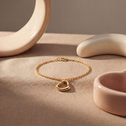 Open Heart Bracelet