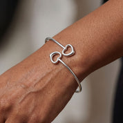 Double Open Heart Bracelet