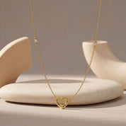 Open heart CZ by the yard Pendant