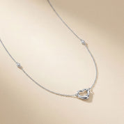 Open heart CZ by the yard Pendant