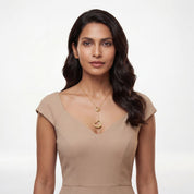 Open Heart Lariat Necklace