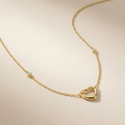 Open heart CZ by the yard Pendant