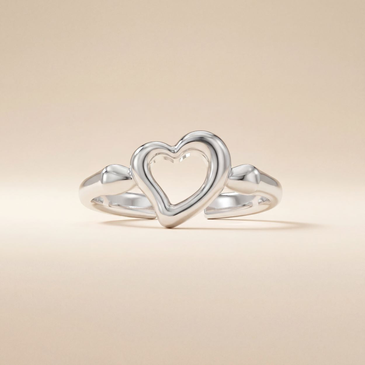 Open Heart Toe Ring