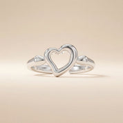 Open Heart Toe Ring
