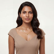 3 Open heart necklace