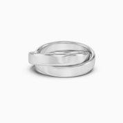 Interlaced circles ring