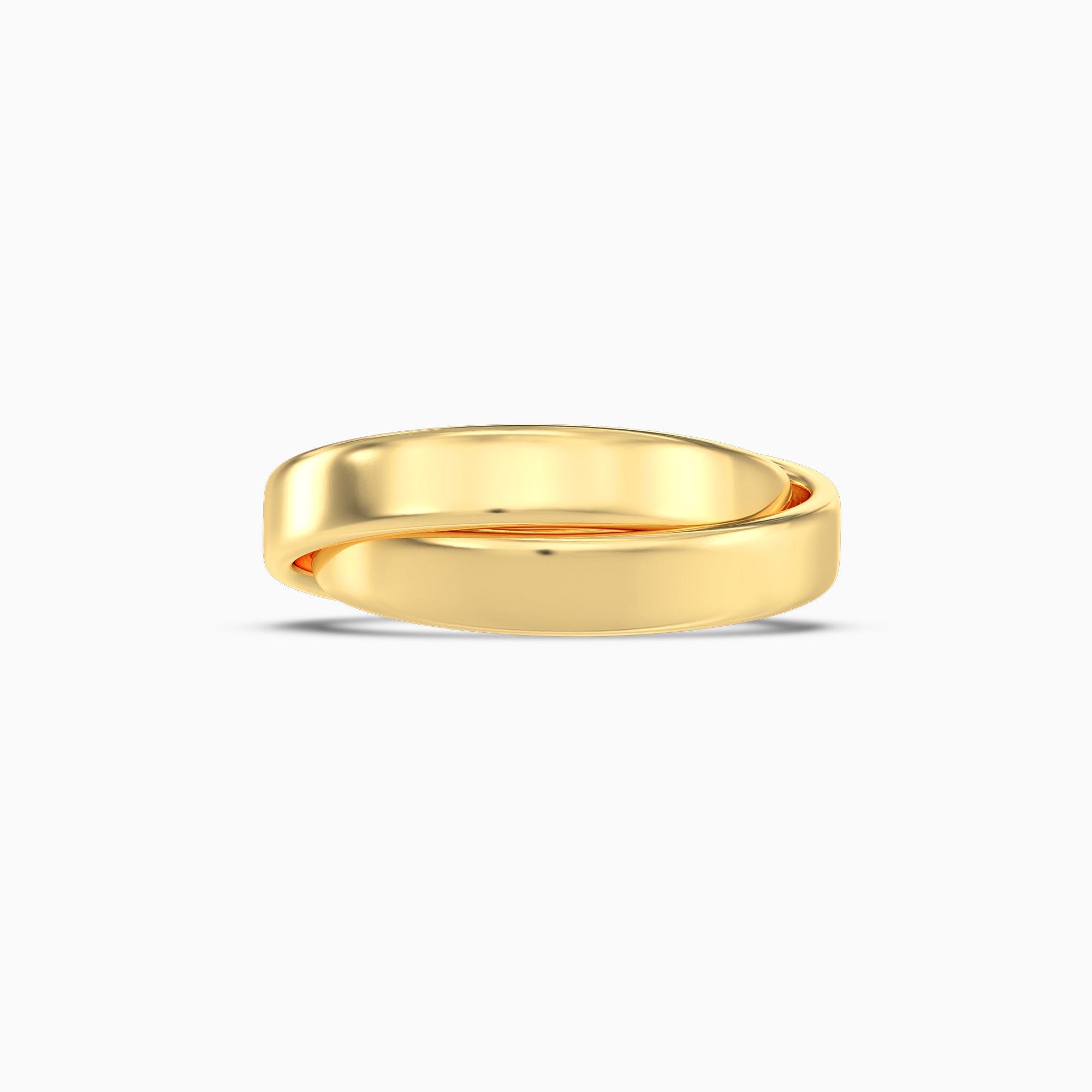 Interlaced circles ring