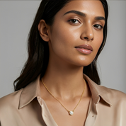 CZ by the yard single stone pendant