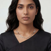 Romantic Floral Cluster Necklace