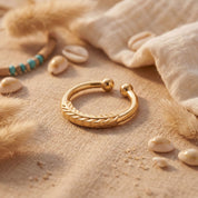 Alokki Boho Dream Feather septum nose ring