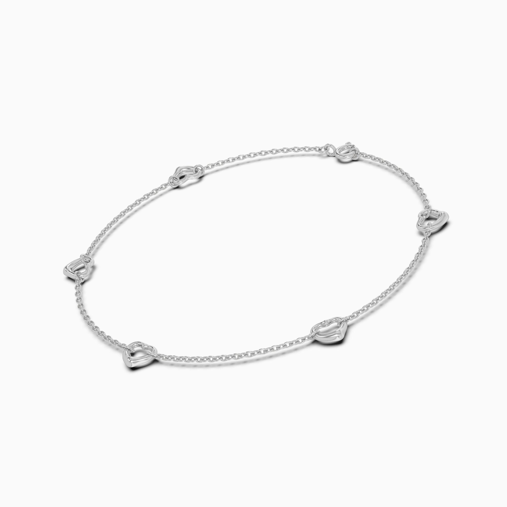 Open Heart Anklets
