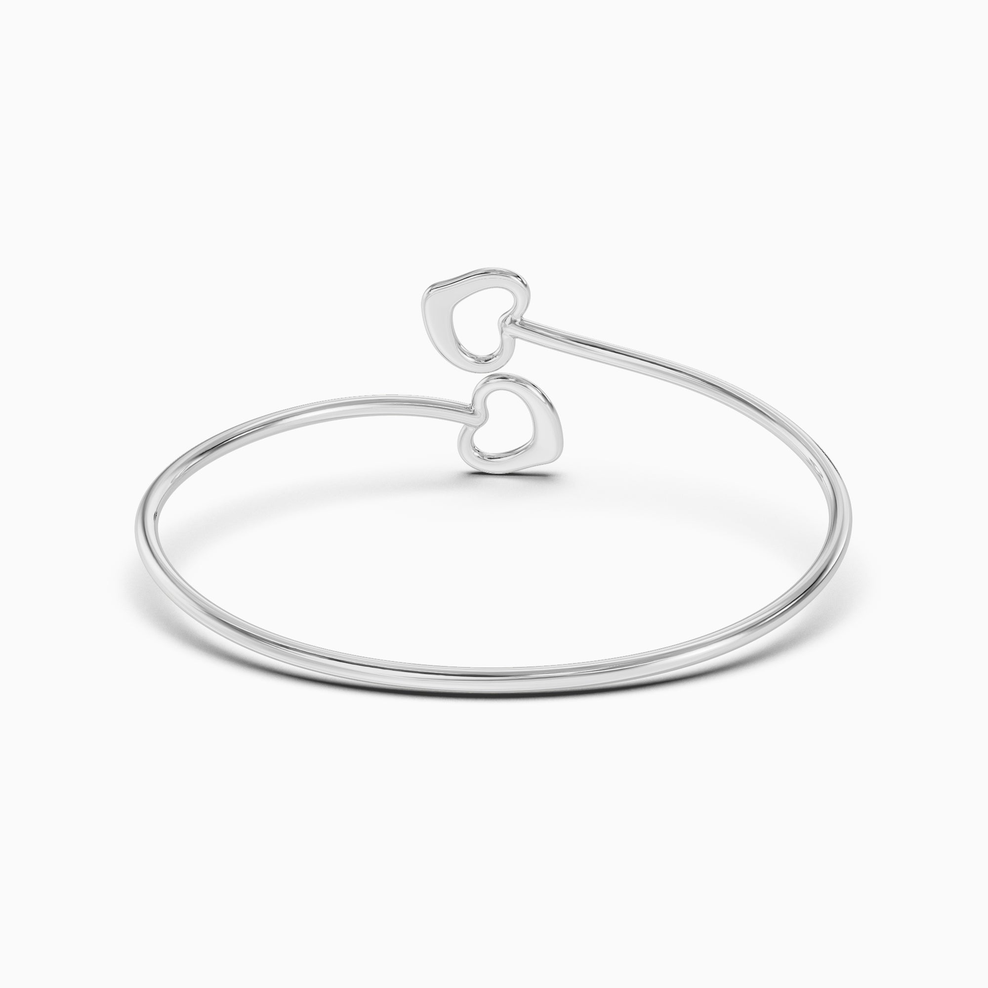 Double Open Heart Bracelet