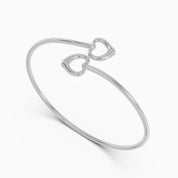 Double Open Heart Bracelet