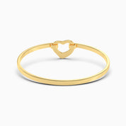 Open Heart Bracelet - Gold Plated