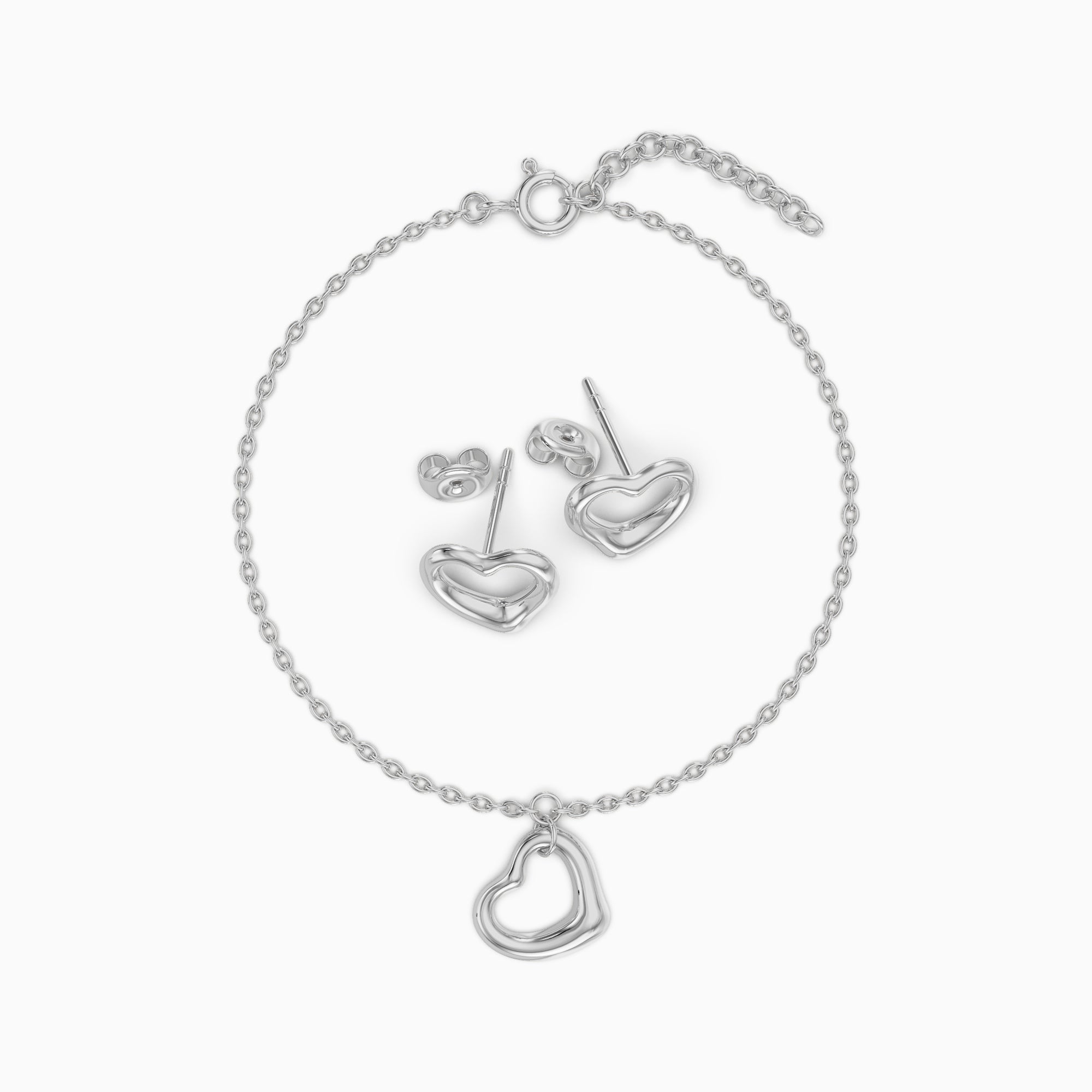 Open Heart Bracelet