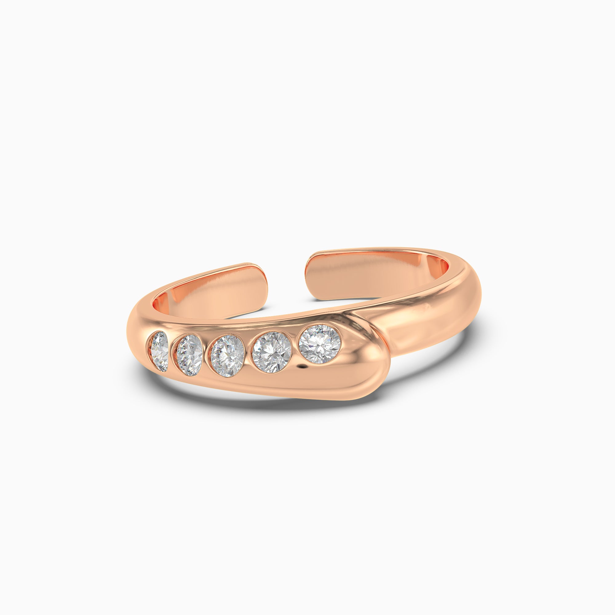 Open Heart Band Ring