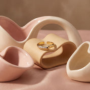 Open Heart Band Ring
