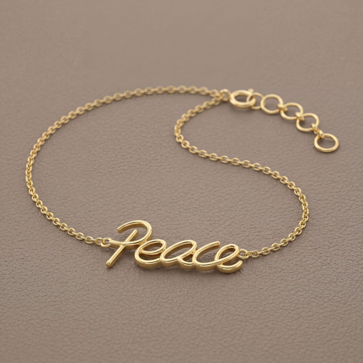 Graffiti Peace Bracelet