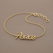 Graffiti Peace Bracelet