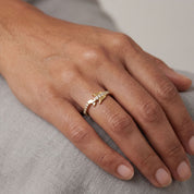 Romantic Floral Flower Band Ring