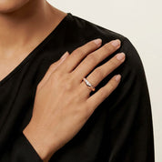 Open Heart Band Ring