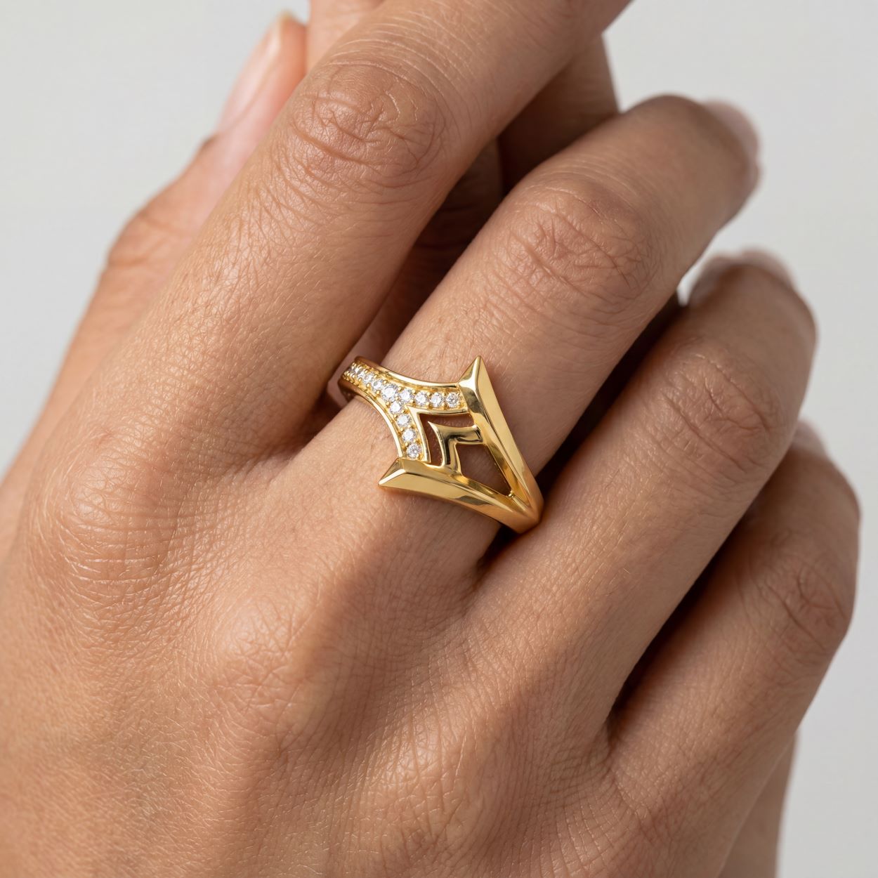 Alokki A1 Ring Gold Plated