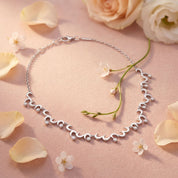 Romantic Floral Cluster Necklace