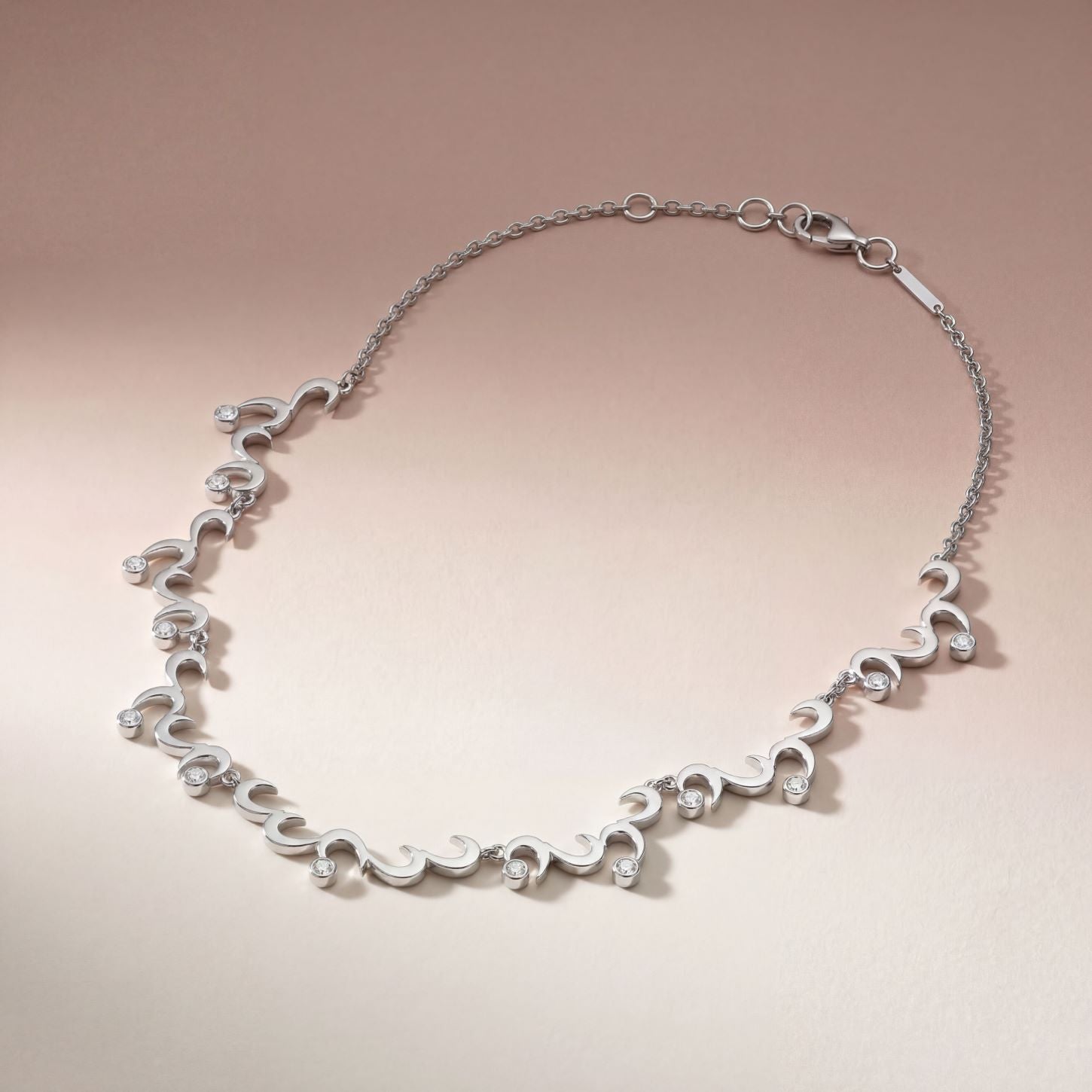 Romantic Floral Cluster Necklace