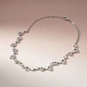 Romantic Floral Cluster Necklace