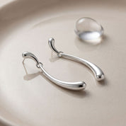 Elongated tear Drop Earrings
