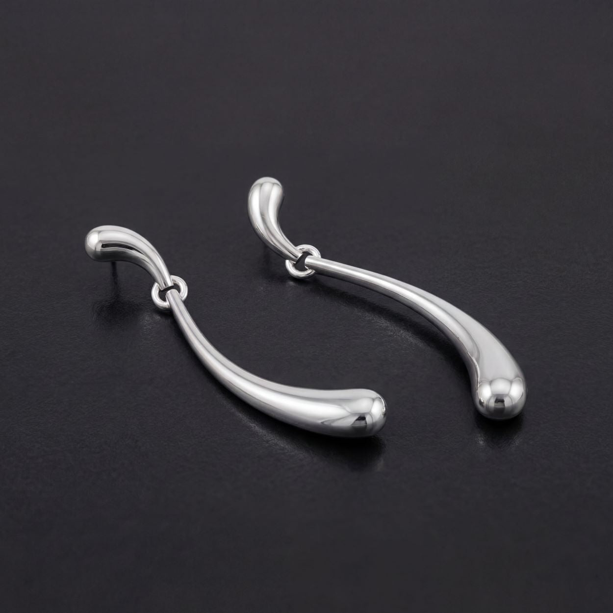 Elongated tear Drop Earrings