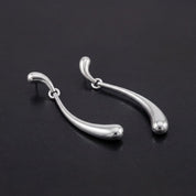 Elongated tear Drop Earrings