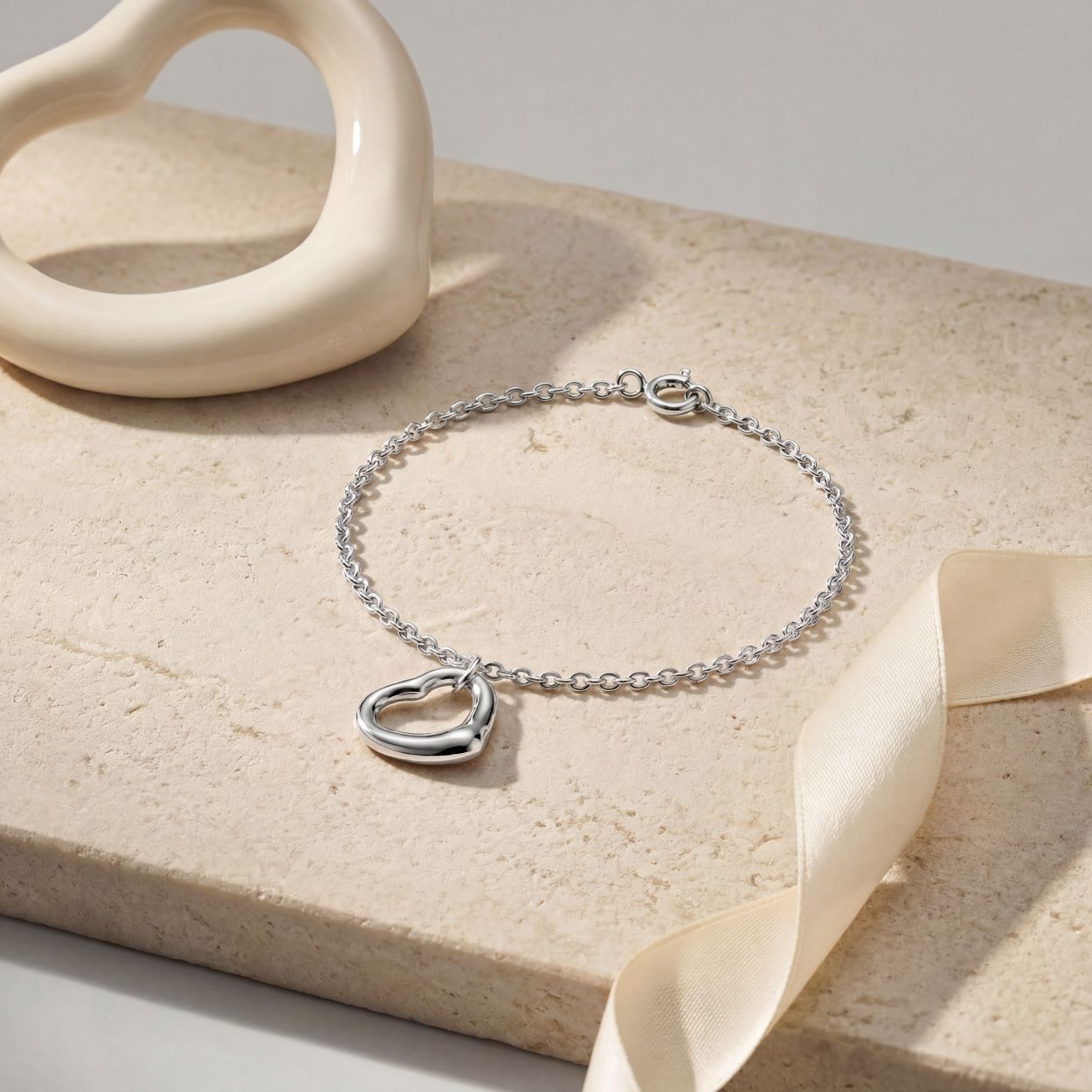 Open Heart Bracelet