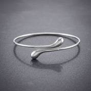 Elongated Tear Drop Bangle