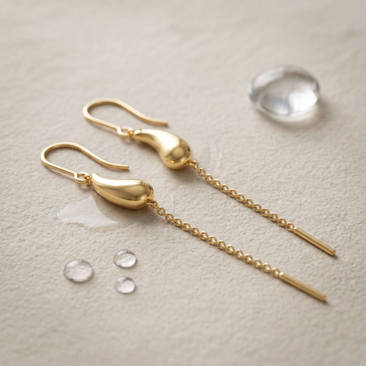 Tear Drop Sui Dhaga Earrings