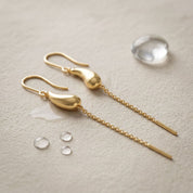 Tear Drop Sui Dhaga Earrings