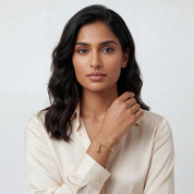 Tear Drop Bracelet-Gold plated
