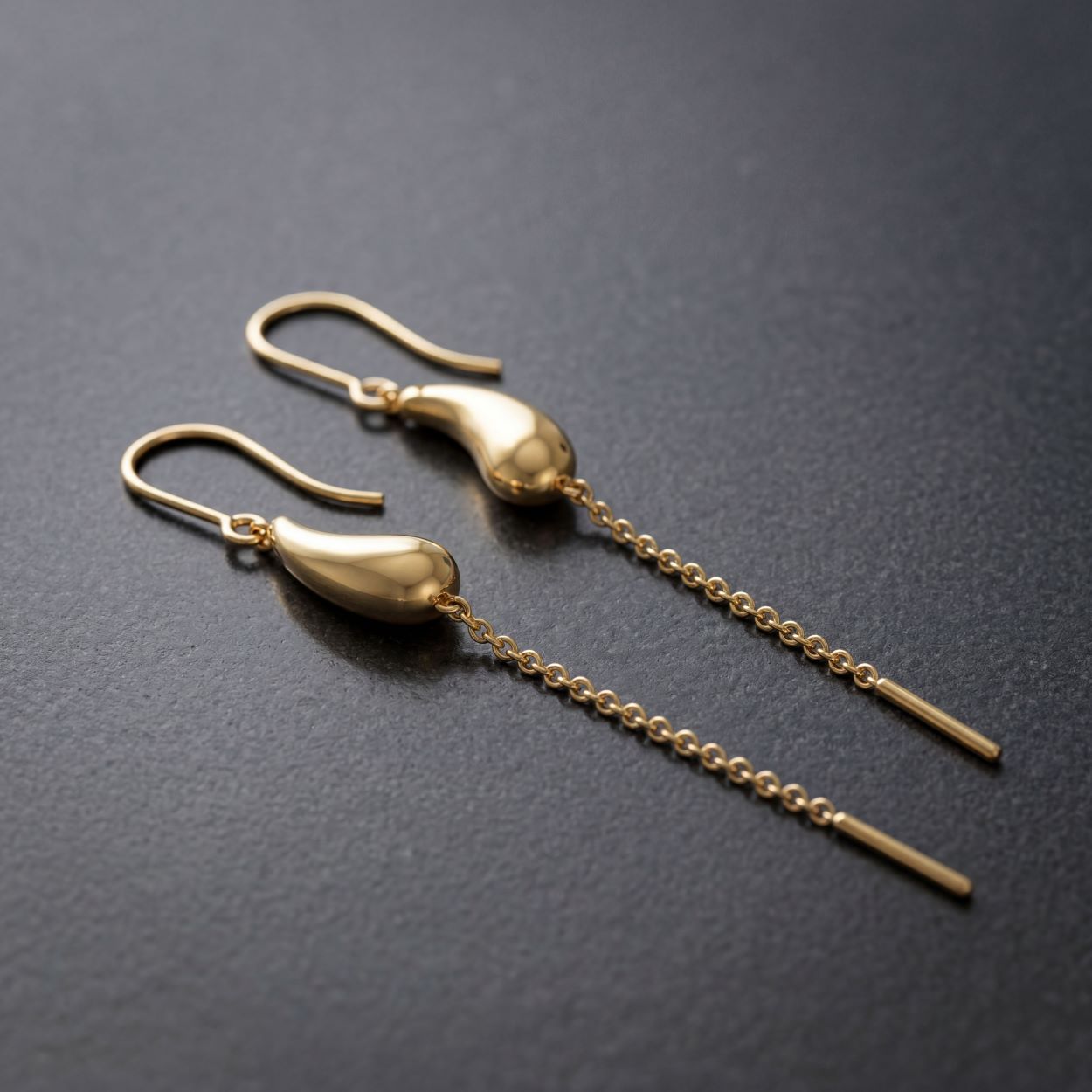 Tear Drop Sui Dhaga Earrings