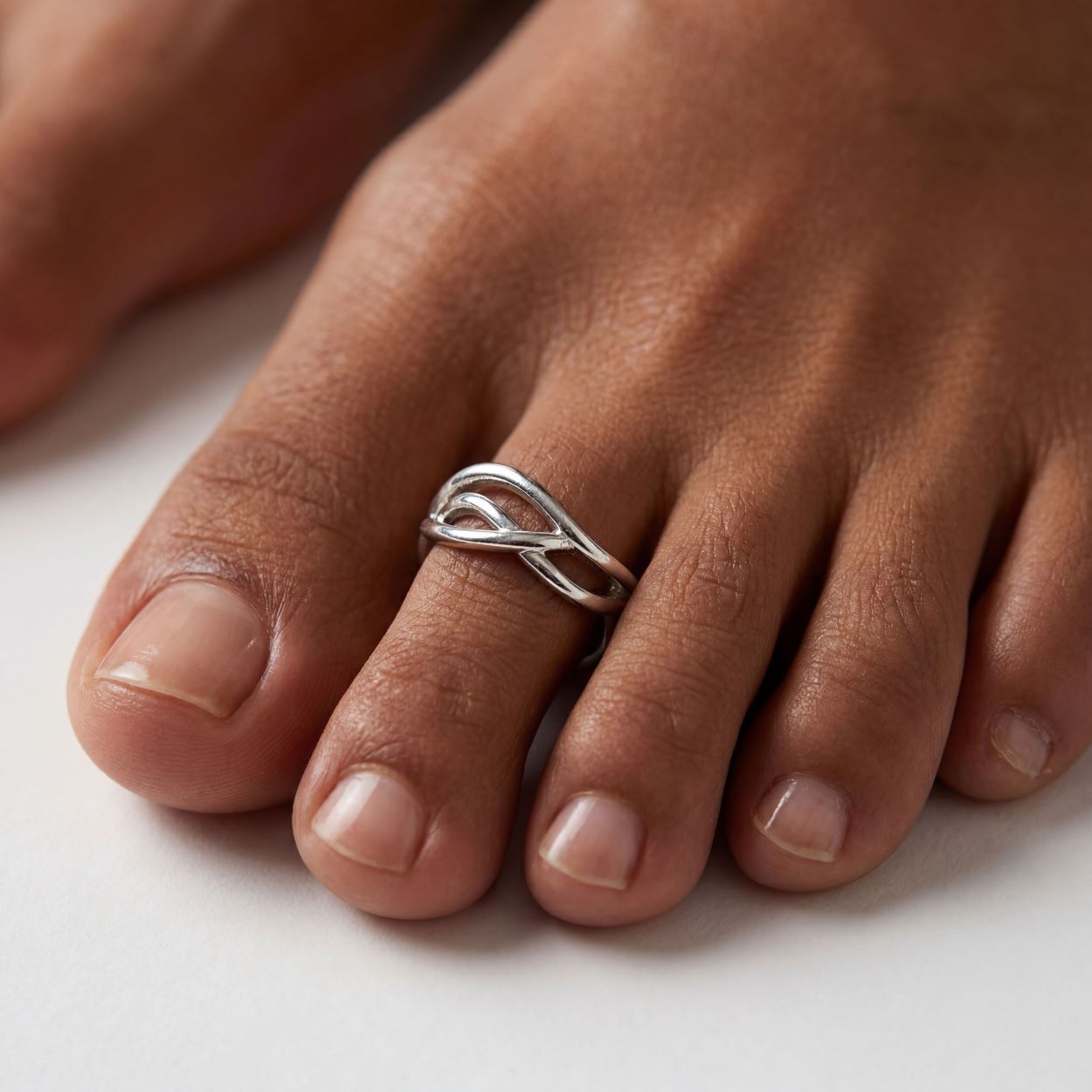 Wave Toe Ring