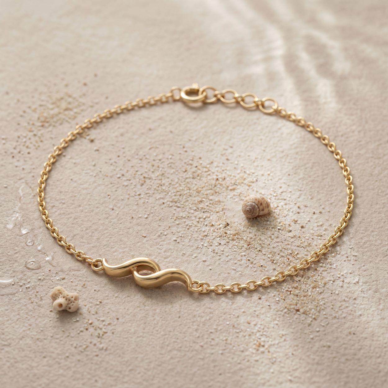 Wave Anklets