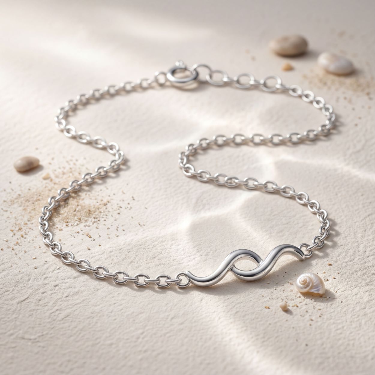 Wave Anklets