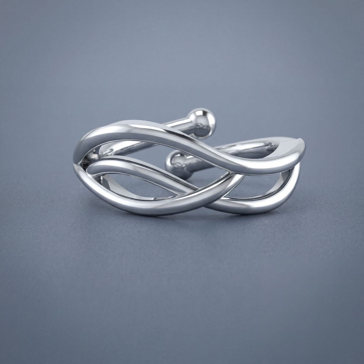 Wave Toe Ring