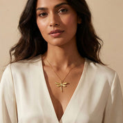 Alokki Boho Dream Dragon Fly Pendant