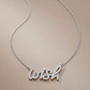 Graffiti Wish pendant With CZ