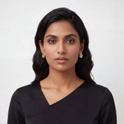 Alokki A Turquoise circle earrings