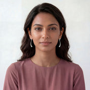Elongated tear Drop Earrings