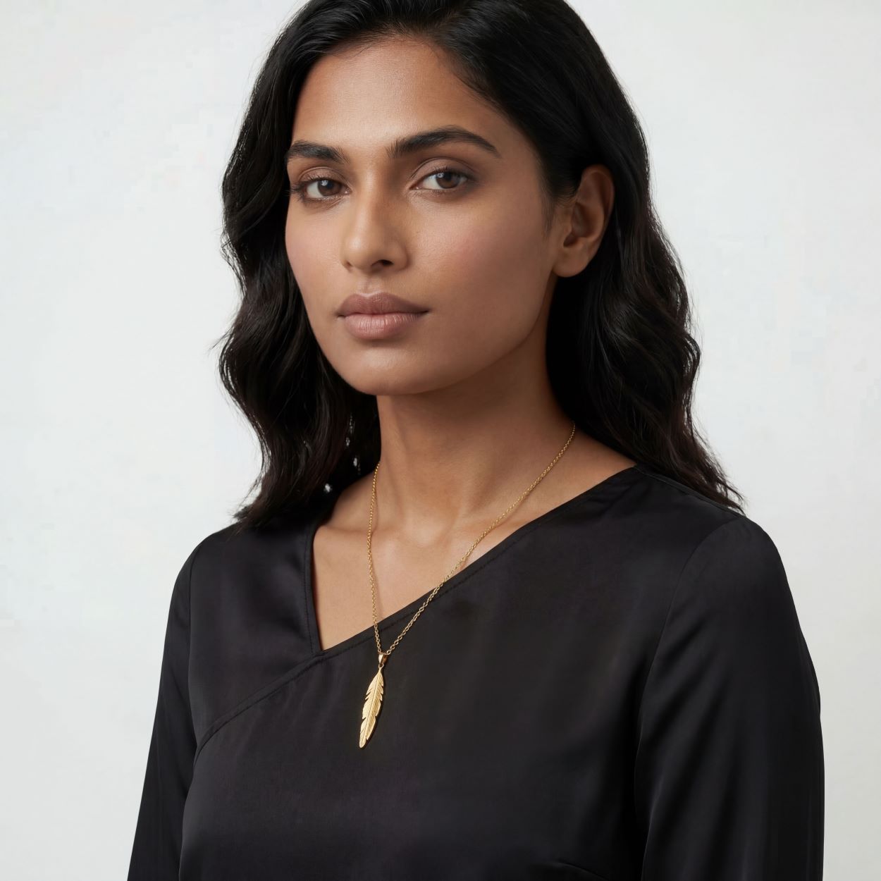 Alokki Boho Dream Feather Pendant